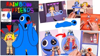 DIY♥ Roblox RainbowFriends GamingBook  (Rainbow Friends Blue Eye story)