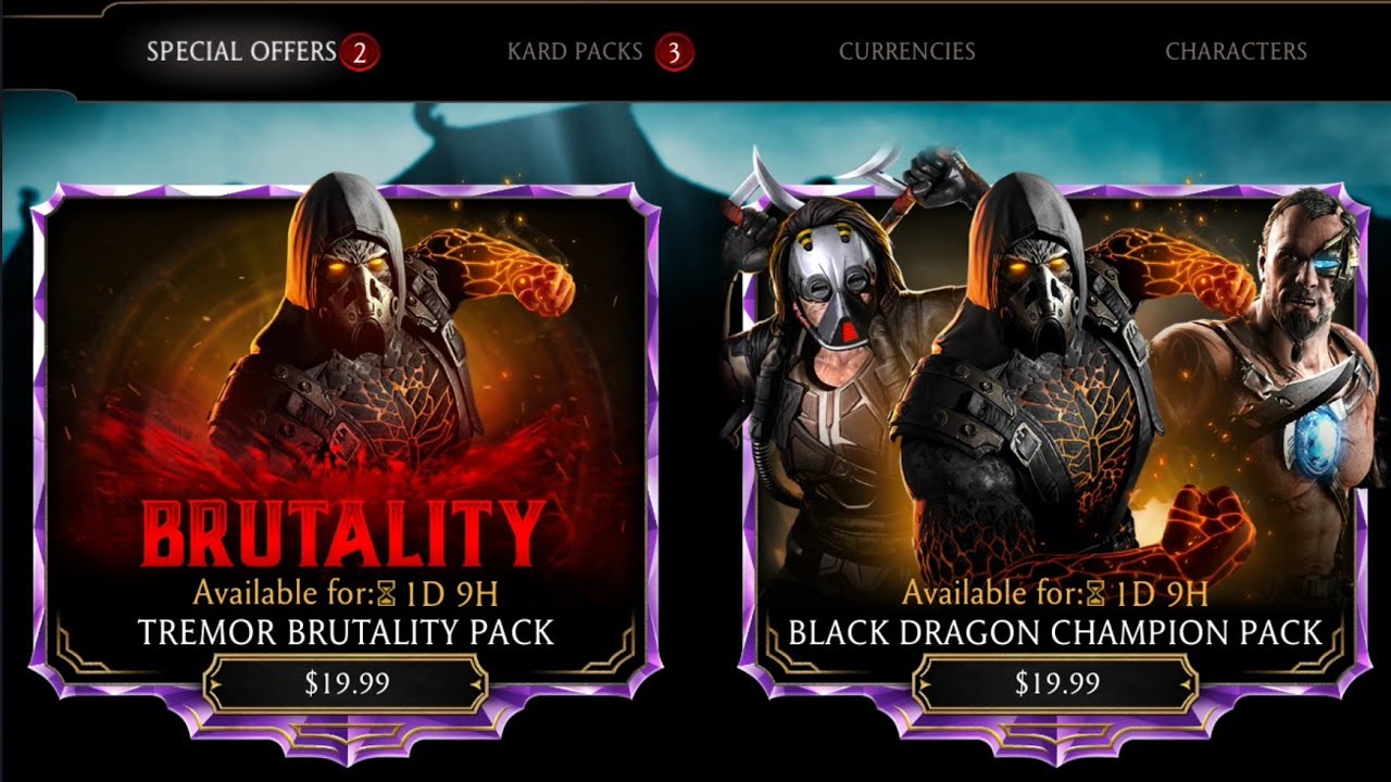 Diamond Tremor Brutality Pack Opening - MK Mobile | Stryder Force