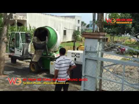 Video ✅ Xe trộn bê tông tự hành Trung Quốc LUZUN... - youtube