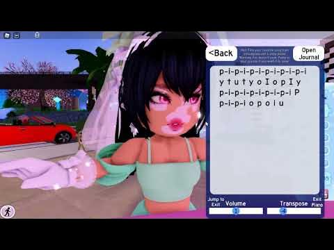 Fallen down Roblox piano sheet - YouTube