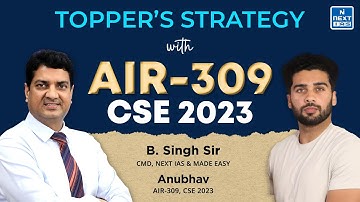 ANUBHAV Rank 309 Toppers
