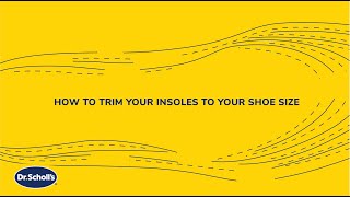How to Trim Your Dr. Scholl&#39;s Inserts to Your Shoe Size