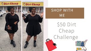 Shop Dirt Cheap With $50 #dirtcheap #dirtcheapchallenge #Ilovedirtcheap