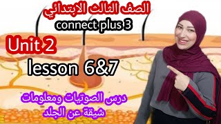 انجليزى تالتة ابتدائى كونكت بلس 3 الوحدة التانية الدرس السادس والسابع Unit 2 lesson 6&7