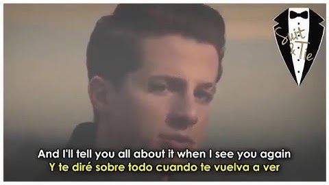 Wiz Khalifa ft Charlie Puth   See You Again  Lyrics + Sub Español e Ingles  Video Official