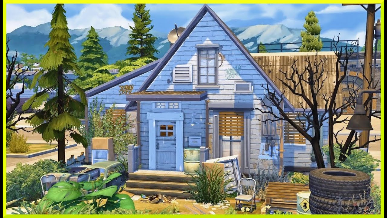 RAGS SHACK ??????? The Sims 4 / Speed Build ( no CC ) YouTube