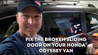 How to repair a broken sliding door cable on a 2011-17 Honda Odyssey