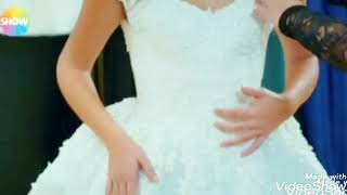 اطلالات الممثلات التركيات بفستان العرس  على اغنية بنت السلطان❤