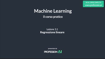 La Regressione Lineare (Linear Regression) - Basi di Machine Learning