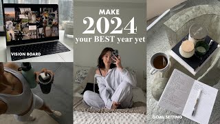 Prep For 2024 Wme Get Motivated Vision Board Goal Setting Healthy Habits Aesthetic Vlog