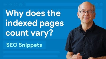 Why does the indexed pages count vary?