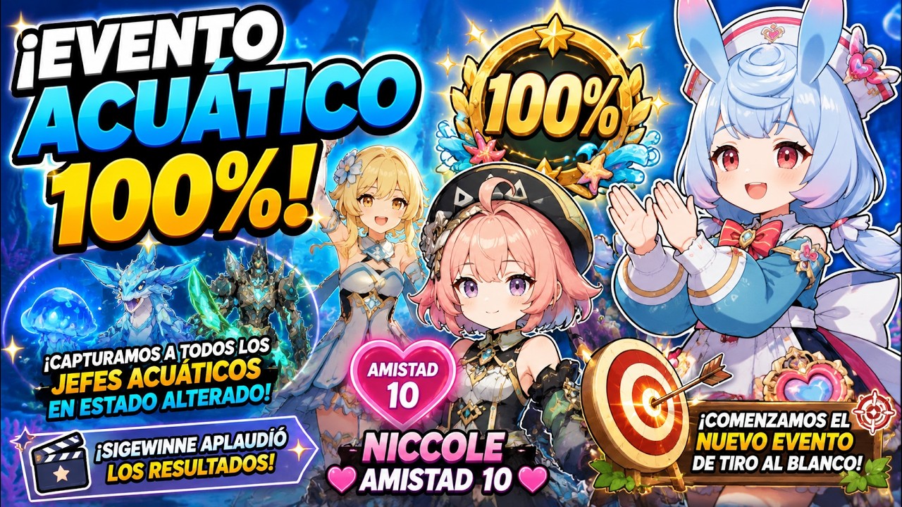 ¡Evento Acuático al 100%! 🌊 Niccole alcanza Amistad 10 y comienza el nuevo evento de tiro | 20260717