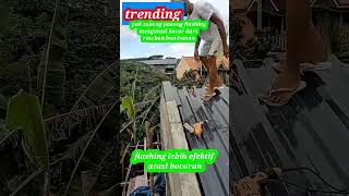 Cara Pasang Flashing Ban Banan Aman Dari Bocor
