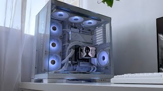I turn on my dream PC for the first time - LIAN LI 011D EVO RGB IVERTED ASMR + PC build