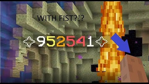 How i dealt 1m damage with FIST (Legit in Hypixel Skyblock)