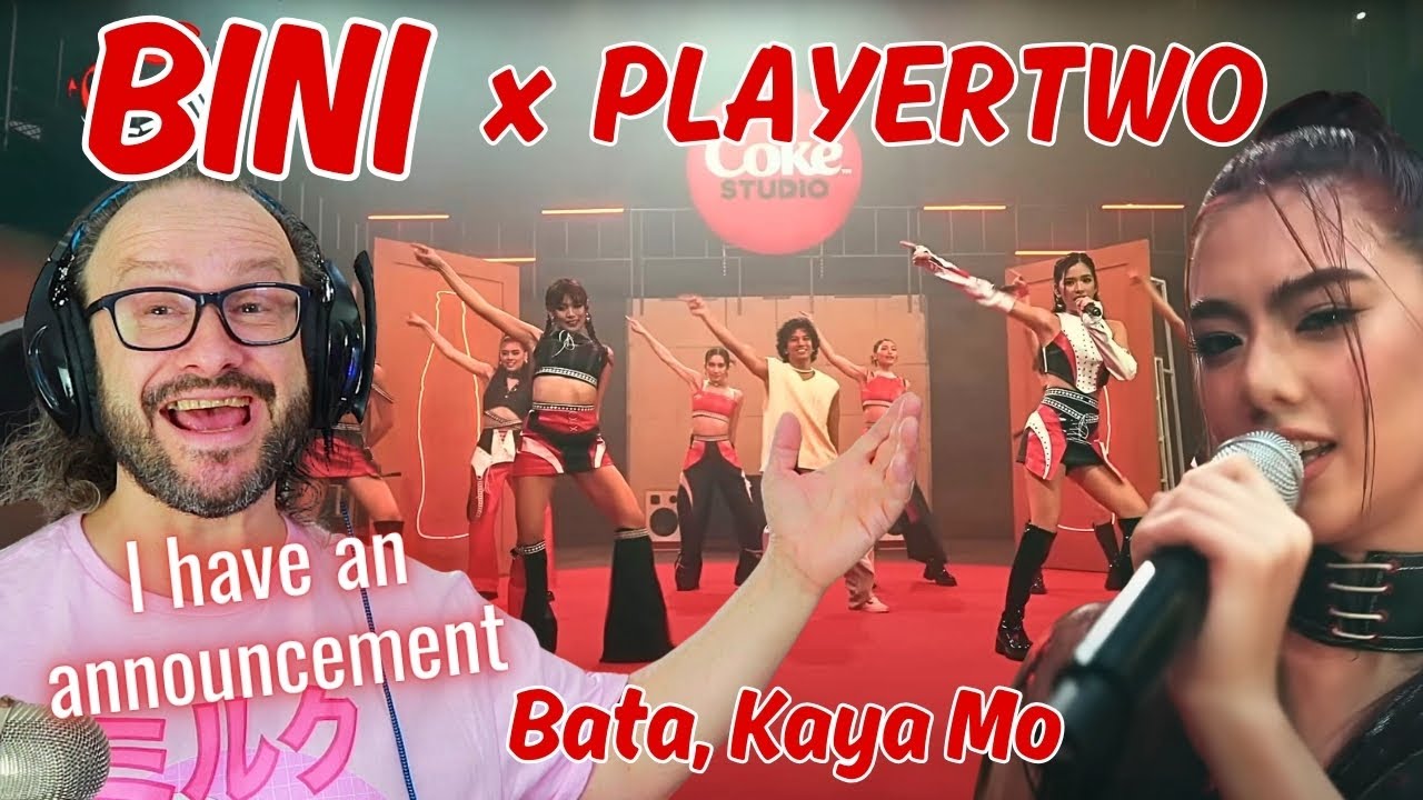 announcement!!! BINI x PLAYERTWO "Bata Kaya Mo" reaction