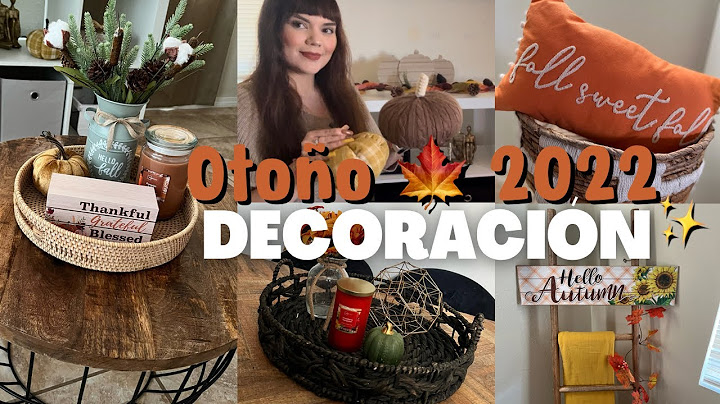 Así decore de OTOÑO 🍁 mi casa 🏡 | DECORACIÓN ECONÓMICA | IDEAS DE DECORACIÓN EN OTOÑO 🍂