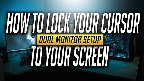 How To Lock Your Cursor To One Screen Dual Monitor Setup [EASY]