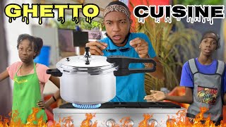 Cook Off Chaos - Pressure Cooker Edition/ Downtown Menu Episode 4 of the Ghetto Cuisine