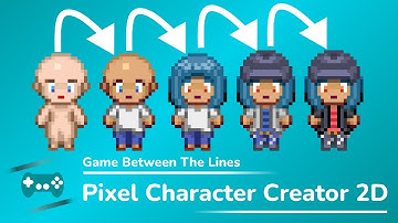 Pixel Character Creator 2D for Unity | Announcement Trailer | Game Between The Lines