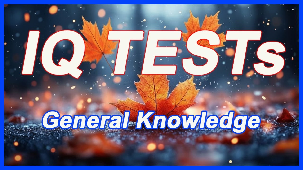 IQ Test: 5 Questions | General Knowledge - YouTube