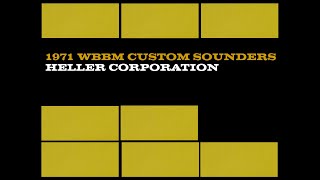 'Vintage Chicago Radio' 'WBBM Newsradio 78 Custom Sounders by Heller Corp. 1971'