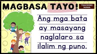 Magbasa Tayo! | Tagalog Reading | Grade 1 | Pagsasanay sa Pagbasa | Teaching Mama screenshot 5