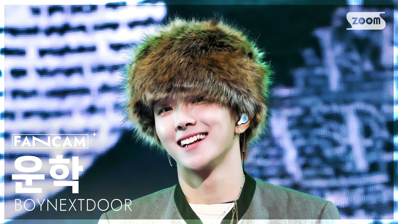 [안방1열 직캠4K] 보이넥스트도어 운학 'Hollywood Action' (BOYNEXTDOOR WOONHAK FanCam) @SBS Inkigayo 251102