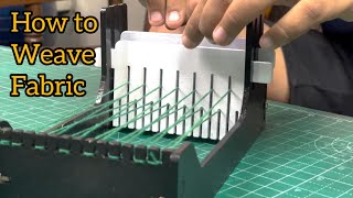 Fiber to Fabric Weaving | How to Weave Fabric at Home | Weaving for Beginners | DIY Weaving