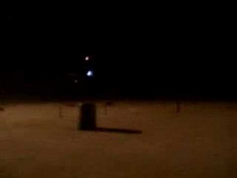 Blowing up Garbage cans