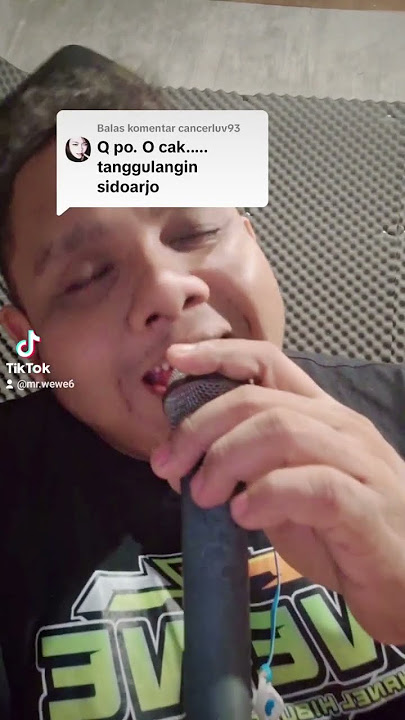 mr.wewe mc tiktok pengisi suara orkes
