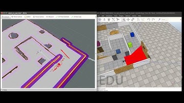 Autonomous driving test in V-REP using RC-car and ROS navigation packages.