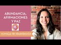 Abundancia, afirmaciones y paz