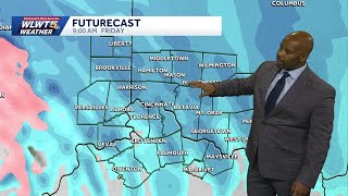 A Burst Of Snow For Cincinnati And More Cold