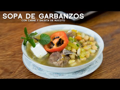 Video: Cómo Hacer Sopa De Garbanzos Con Lomo