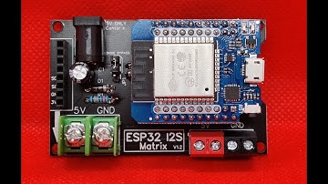 ESp32 I2S Matrix Shield Info & Assembly