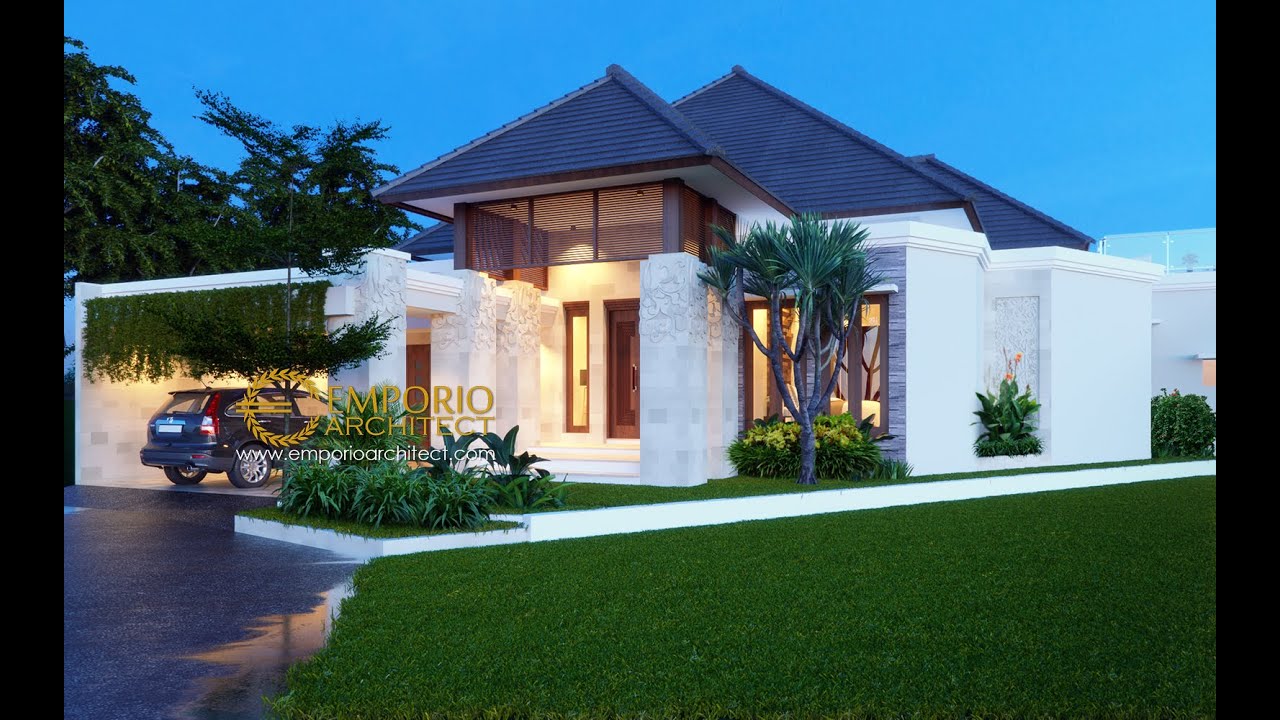 Jasa Arsitek Desain  Rumah  Villa  Bali  Tropis Bapak Taufik Hidayat di Padang Sumatera Barat YouTube