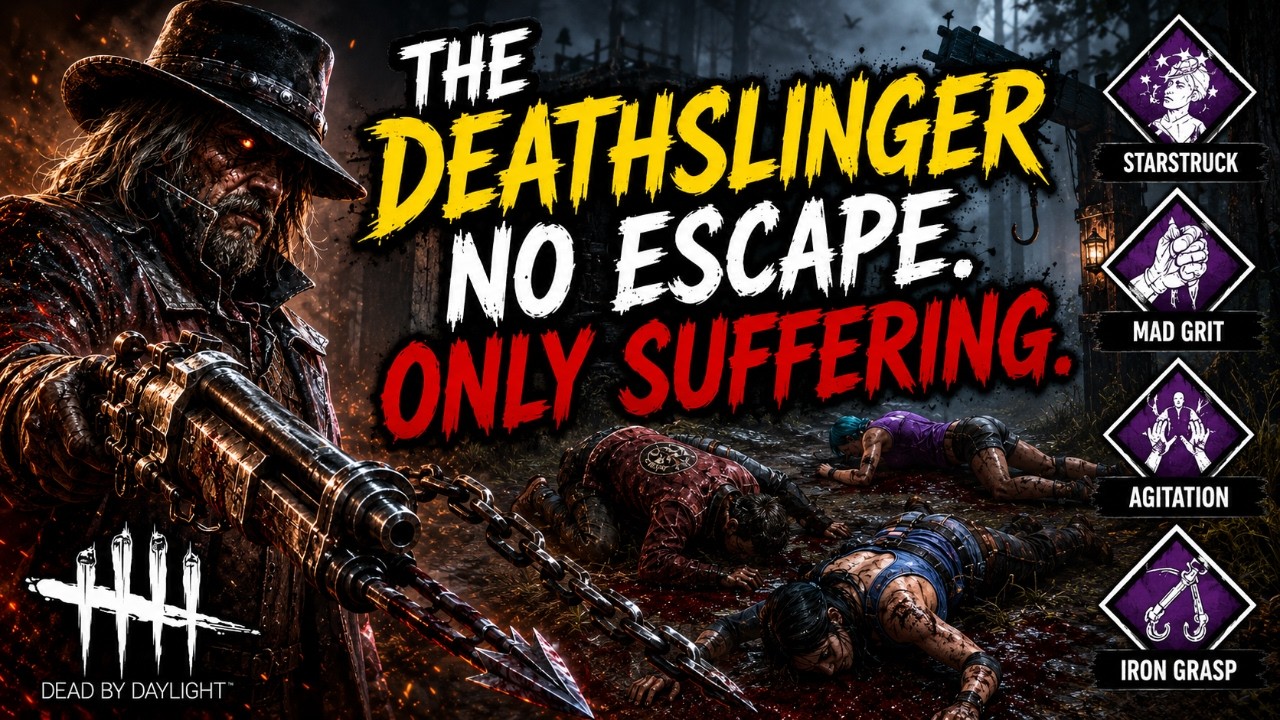 BEST BUILD FOR DEATHSLINGER IN DEAD BY DAYLIGHT#dbd - YouTube