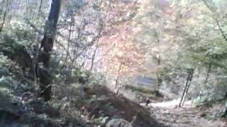 Langholm Mountain Biking. Crash bang wallop!