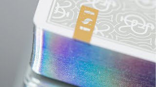 FIRST LOOK - Holographic GILDED 1ST Playing Cards! #Shorts
