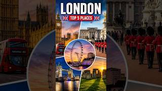 Top 5 iconic London landmarks you must see 🇬🇧✨ #Shorts