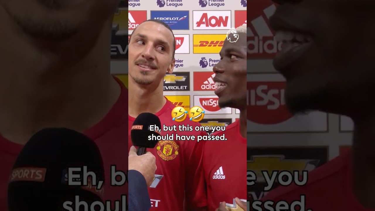 Ibrahimovic & Pogba Funny Interview 😂