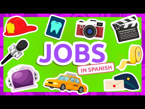 JOBS for Kids in Spanish 👷👮 Bilingual Spanish Vocab for Kids 👨‍🏭👩‍🚀 Compilation