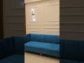 ✨ Luxury Velvet Blue Sofa | Modern Living Room Furniture Design | Interior Home Decor Ideas 🛋️#sofa