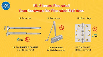 UL Listed Door Hardware Manufacturer | D&D HARDWARE
