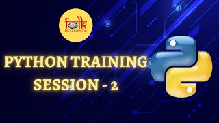 Python Training Session-2