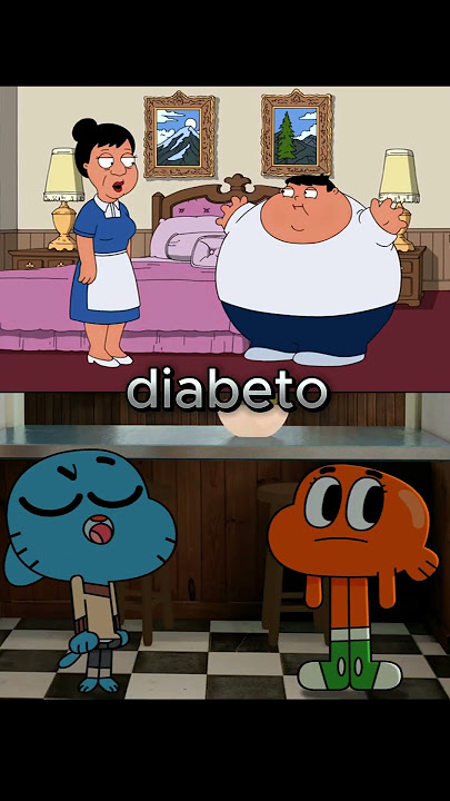 Funny Family Guy vs Gumball Diabeto Animated Clip #gumball #shorts #familyguy