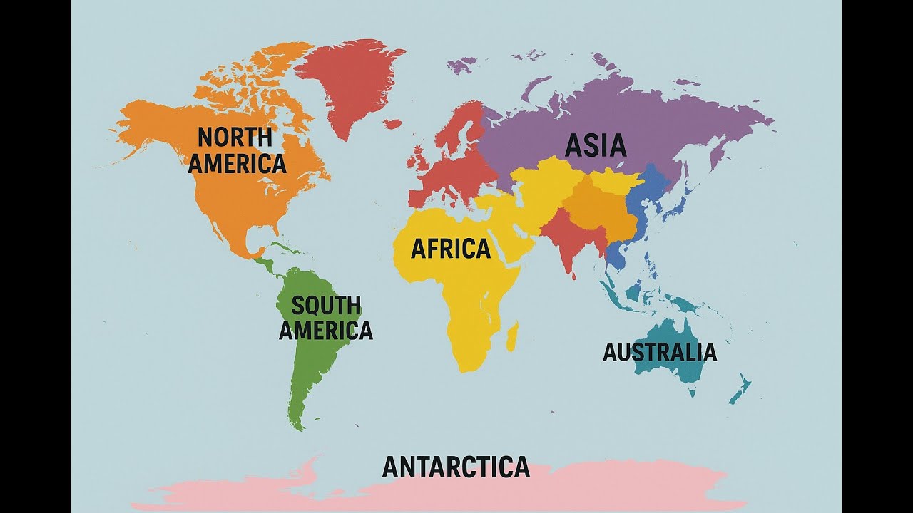 World map - Basics of world map - YouTube