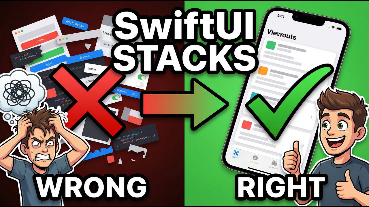 🚀 I Mass SwiftUI Stacks in 15 Minutes (And So Can You!) | VStack ...