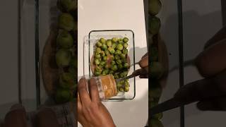 These Brussels sprouts were rough y’all ? cookingfail cooking learntocook cookwithme